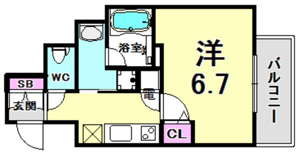 アドバンス神戸アルティスの物件間取画像